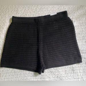 High waisted Crochet swim cover up shorts